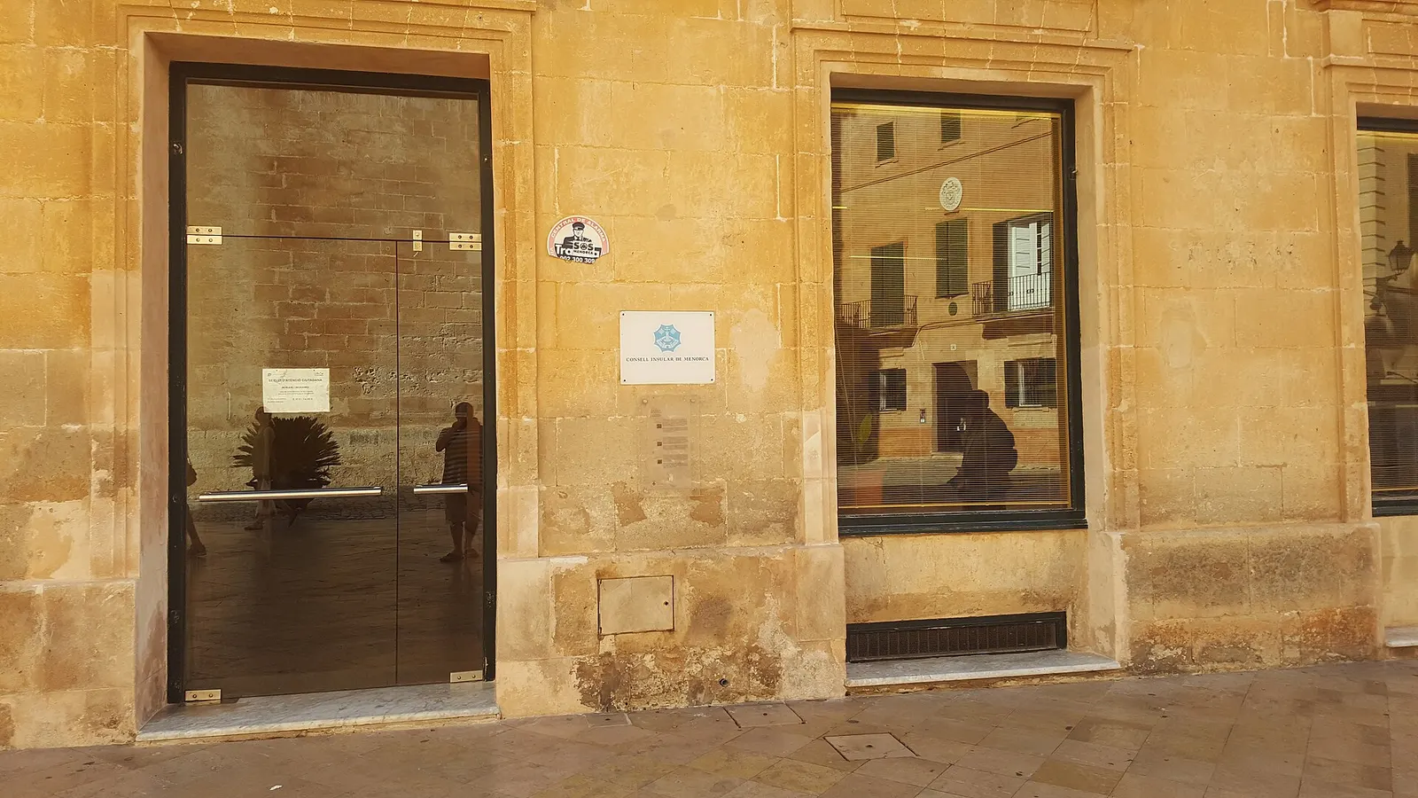 Un palacio de piedra del centro de Ciutadella, del mismo tipo que alberga el museo